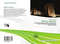 Portada del libro de Mathieu d'Alsace