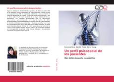 Portada del libro de Un perfil psicosocial de los pacientes