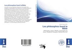 Copertina di Les philosophes lisent la Bible