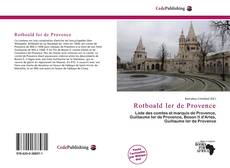 Capa do livro de Rotboald Ier de Provence 