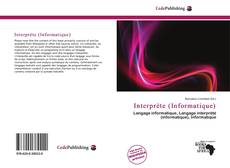 Copertina di Interprète (Informatique)