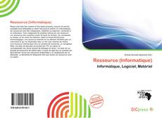 Portada del libro de Ressource (Informatique)