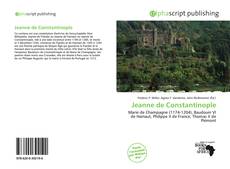 Bookcover of Jeanne de Constantinople