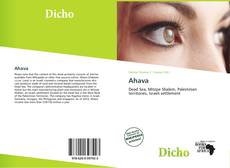 Buchcover von Ahava