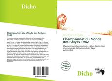 Buchcover von Championnat du Monde des Rallyes 1982