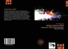 Bookcover of Rallye Dakar 2003