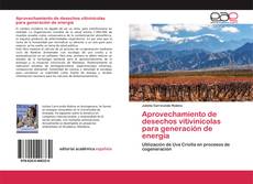 Copertina di Aprovechamiento de desechos vitivinícolas para generación de energía