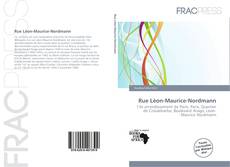 Rue Léon-Maurice-Nordmann kitap kapağı