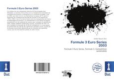 Copertina di Formule 3 Euro Series 2003