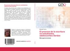Buchcover von El proceso de la escritura en estudiantes adolescentes Sordos