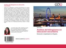 Couverture de Análisis del bilingüismo en educación secundaria