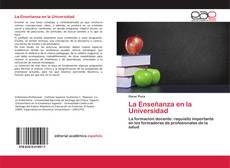 Buchcover von La Enseñanza en la Universidad