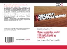 Couverture de Responsabilidad social empresarial en el comportamiento de compra