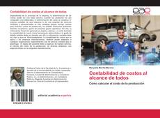 Couverture de Contabilidad de costos al alcance de todos