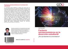 Couverture de Factores socioeconómicos en la deserción estudiantil