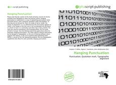 Buchcover von Hanging Punctuation