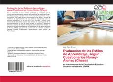 Couverture de Evaluación de los Estilos de Aprendizaje, según Cuestionarios Honey-Alonso (Chaea)