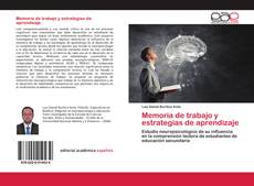 Capa do livro de Memoria de trabajo y estrategias de aprendizaje 