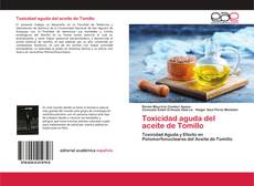 Couverture de Toxicidad aguda del aceite de Tomillo
