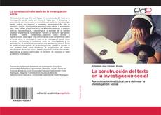 Couverture de La construcción del texto en la investigación social
