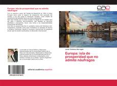 Couverture de Europa: isla de prosperidad que no admite náufragos