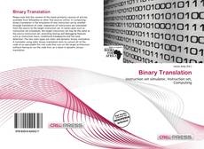 Capa do livro de Binary Translation 