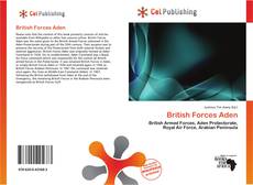 British Forces Aden kitap kapağı