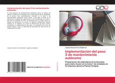 Portada del libro de Implementación del paso 3 de mantenimiento autónomo
