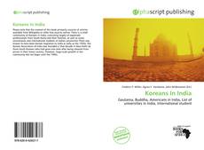 Capa do livro de Koreans In India 