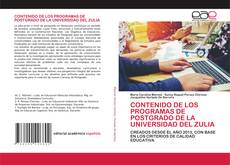 Copertina di CONTENIDO DE LOS PROGRAMAS DE POSTGRADO DE LA UNIVERSIDAD DEL ZULIA