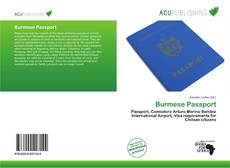 Burmese Passport的封面