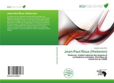 Couverture de Jean-Paul Roux (Historien)