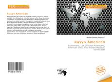 Bookcover of Rusyn American