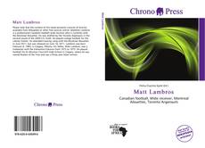 Bookcover of Matt Lambros