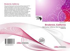 Capa do livro de Broderick, California 