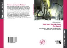 Buchcover von Geneva And Lyons Railroad