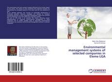 Environmental management systems of selected companies in Eleme LGA的封面