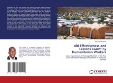 Buchcover von Aid Effectiveness and Lessons Learnt by Humanitarian Workers