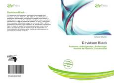 Buchcover von Davidson Black