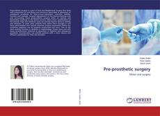 Capa do livro de Pre-prosthetic surgery 