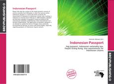 Indonesian Passport kitap kapağı