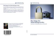 Portada del libro de Das Image des Sicherheitsgewerbes