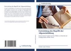 Buchcover von Entwicklung des Begriffs der Allgemeinbildung