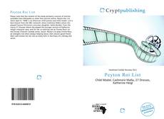 Bookcover of Peyton Roi List