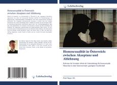 Portada del libro de Homosexualität in Österreich: zwischen Akzeptanz und Ablehnung