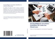 Streitanfälligkeit steuerlicher Zeiteffekte im Lichte des Zinsniveaus kitap kapağı