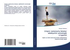 Portada del libro de Lingvo zamonaviy bolalar adabiyotini psixologik o'rganish