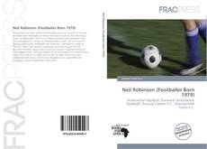 Capa do livro de Neil Robinson (Footballer Born 1979) 