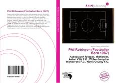 Capa do livro de Phil Robinson (Footballer Born 1967) 