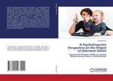 Обложка A Psycholinguistic Perspective on the Impact of Attention Deficit